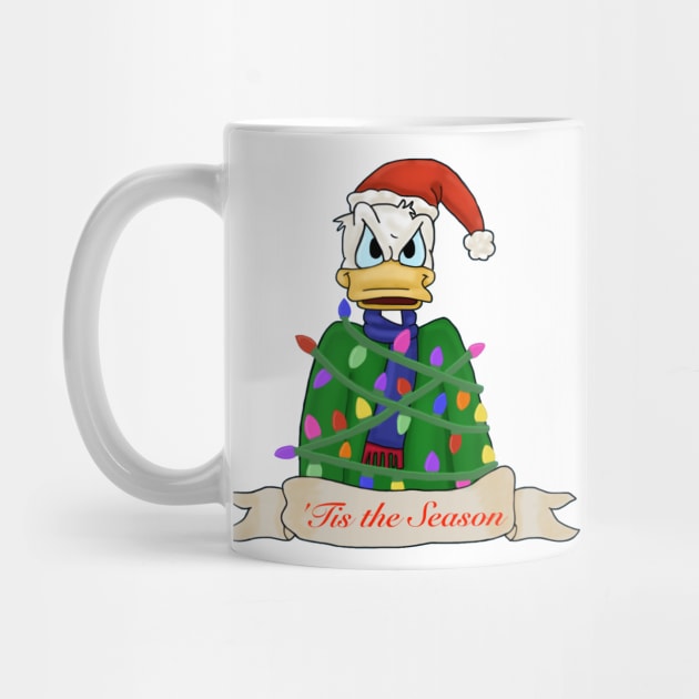 Donald Duck Christmas- 'Tis the Season by tesiamarieart